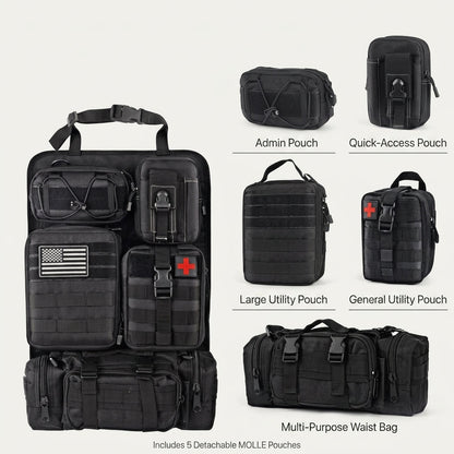 Tactical MOLLE Seat Organizer Set