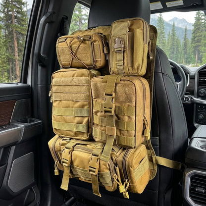 Tactical MOLLE Seat Organizer Set